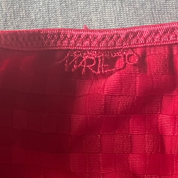 Marie Joe gingham panty with daisy appliqué in XL. - Picture 4 of 4